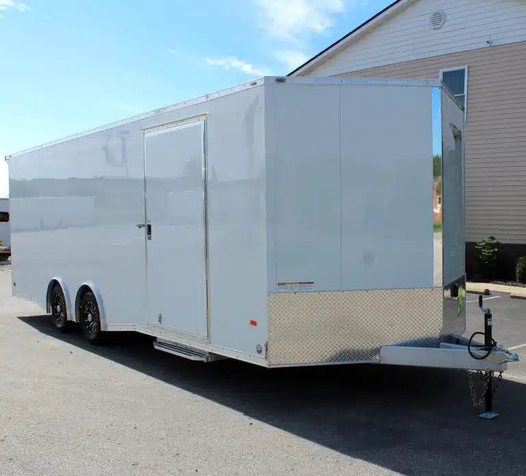Enclosed Car Hauler 2026 24ft. Aluminum Blaze w/Finished Interior & Aluminum Wheels 0862