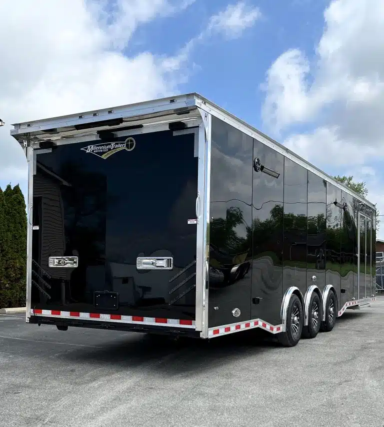 Enclosed Car Trailer 2025 34′ Haulmark Edge w/Wide Rear Opening & Premium Stereo System #9530