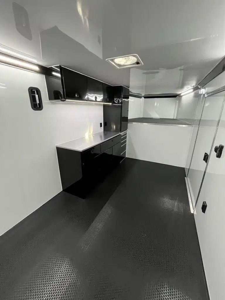 Enclosed ATC Gooseneck Car Trailer 2026 44ft. Aluminum ROM 500 w/Aluminum Wheels 5790