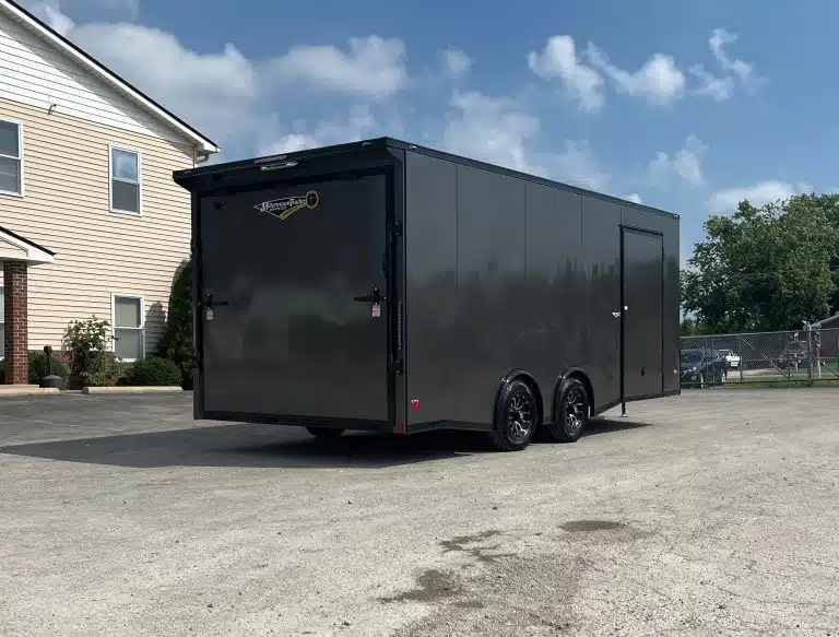 Enclosed Car Hauler 2025 20ft. Blaze w/Finished Interior, Black-Out Package, & More! 0105