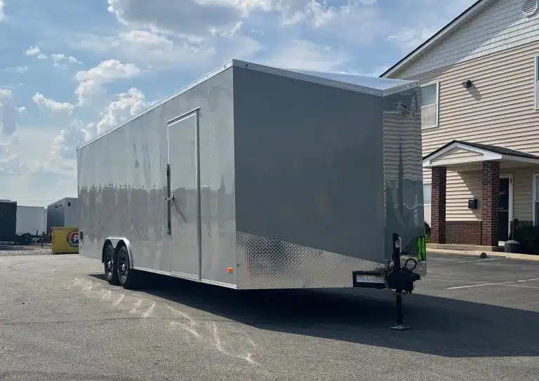 Enclosed Car Hauler 2026 24ft. Hero w/Heavy Duty Ramp Door & Aluminum Wheels 0939