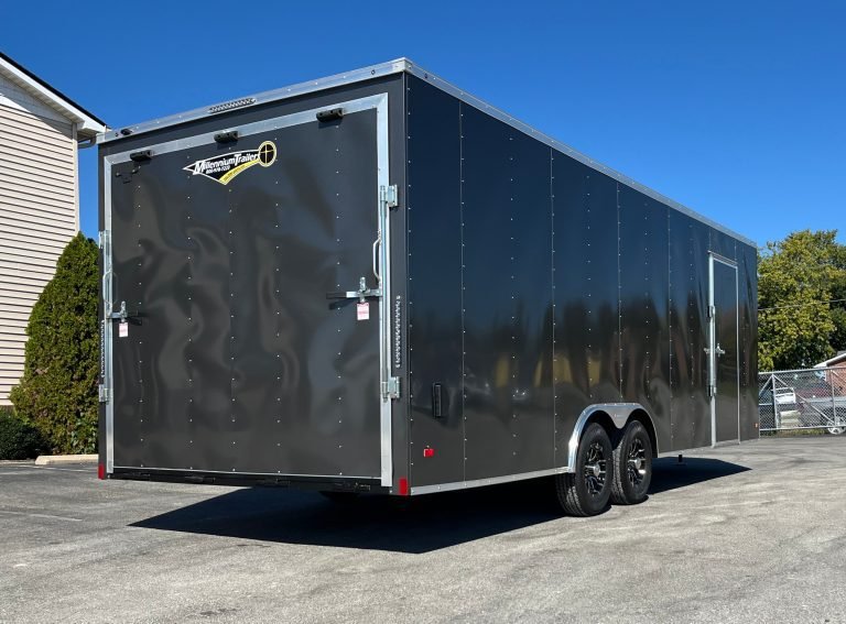 Enclosed Car Hauler 2026 24ft. Hero w/Heavy Duty Ramp Door & Aluminum Wheels 9653
