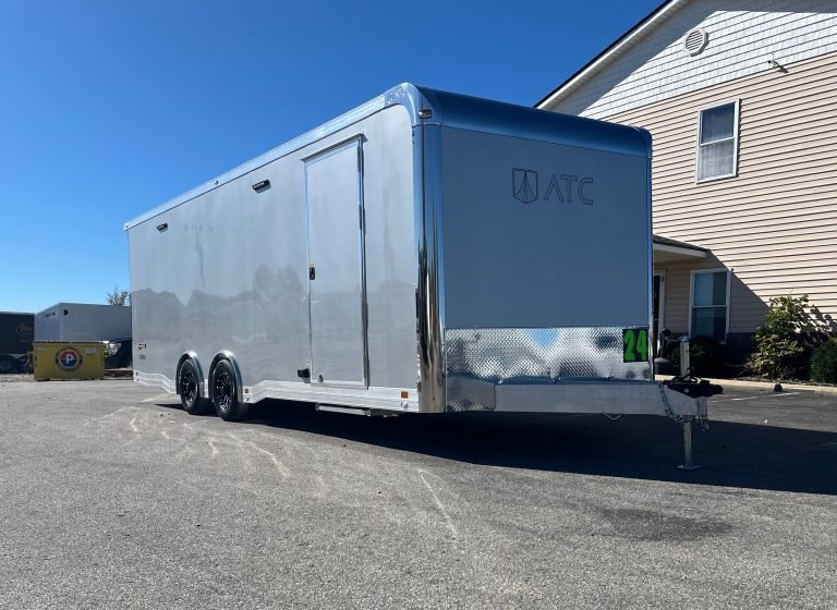 Enclosed ATC Car Trailer 2026 24ft. Aluminum ROM 550 w/Large Escape Door & LifeTrac 5758