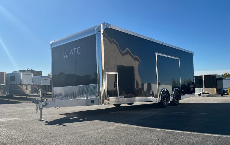 Enclosed ATC Car Trailer 2026 24ft. Aluminum ROM 550 w/Large Escape Door & LifeTrac 6203