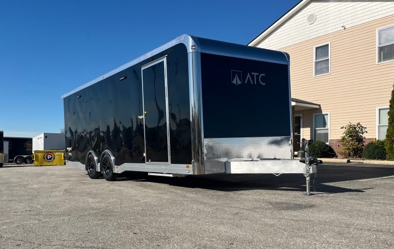 Enclosed ATC Car Trailer 2026 24ft. Aluminum ROM 550 w/Large Escape Door & LifeTrac 6203