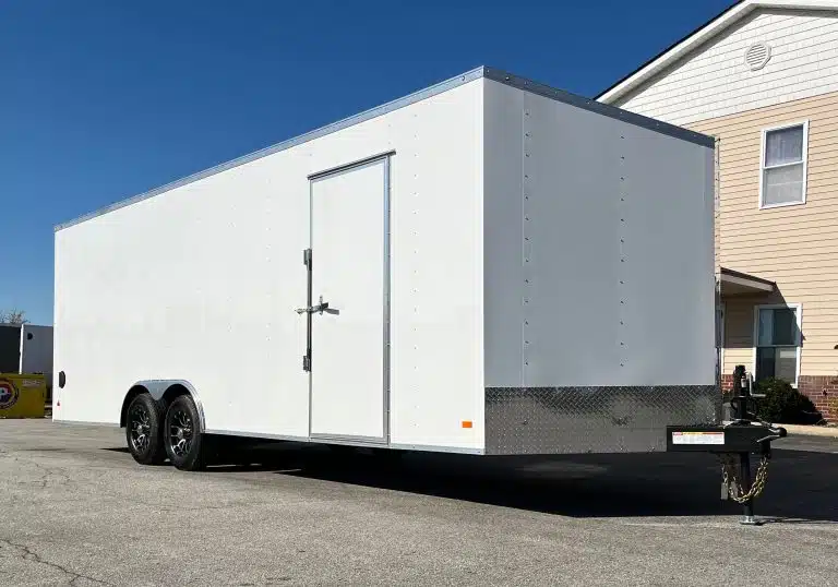 Enclosed Car Hauler 2026 24ft. Hero w/Heavy Duty Ramp Door & Aluminum Wheels 9860