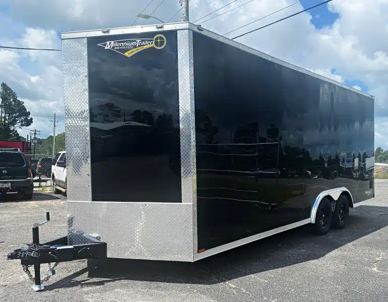Enclosed Car Trailer 2026 20ft. New Econo-Max w/12in. Extra Height & .080 Poly-Core Ext. 0256