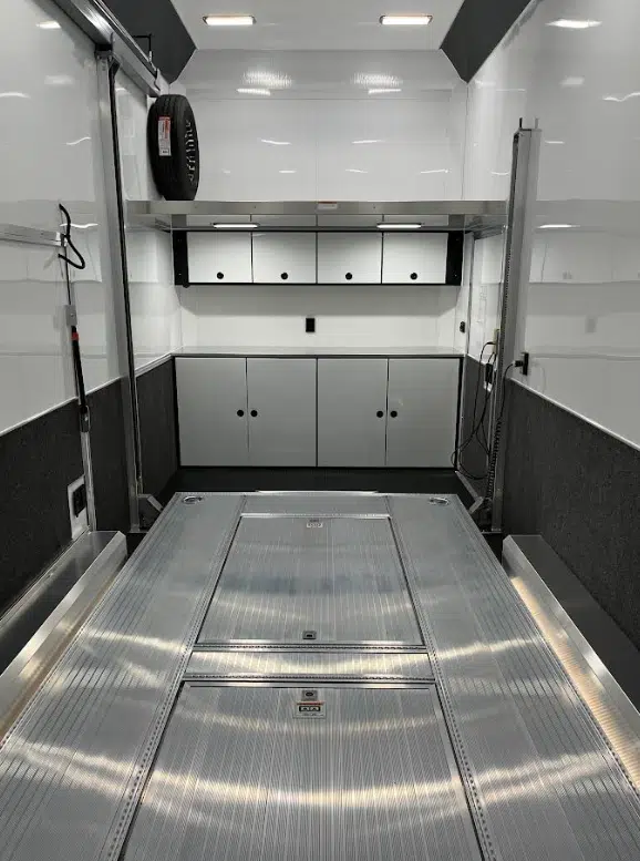 Enclosed ATC Car Trailer 2026 22ft. Aluminum Stacker ROM 900 w/14ft. Tiltable Lift 5264